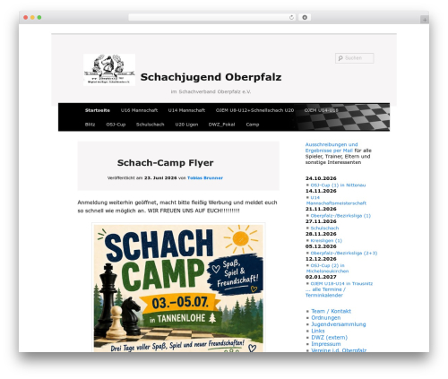 Events calendar WordPress plugin - schachjugend-oberpfalz.de