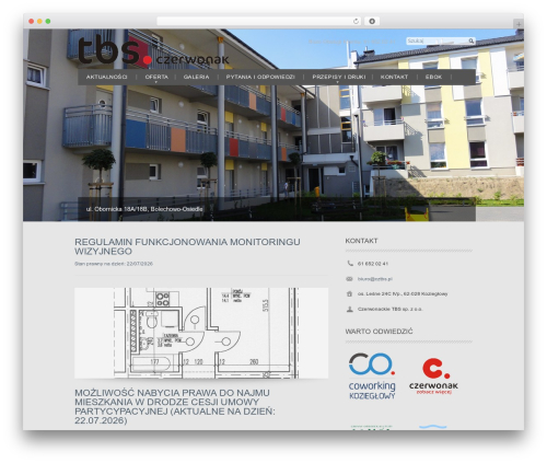 WordPress website theme Subtle - cztbs.pl