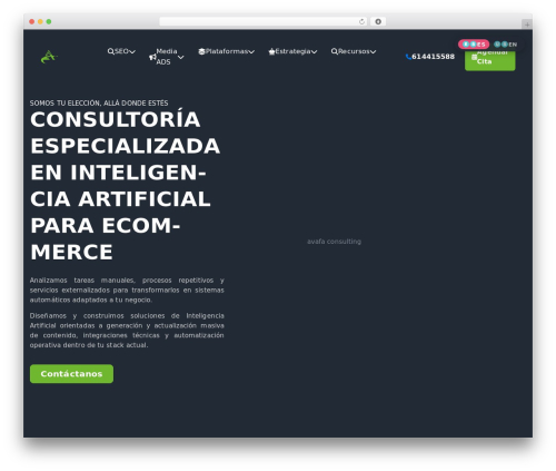 Artrium WordPress theme - avafaconsulting.com