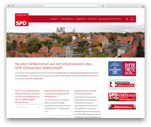Ascend - Premium WordPress theme - spd-halberstadt.de