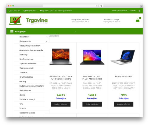 Nlb buy and go WordPress plugin - trgovina.mat3.si