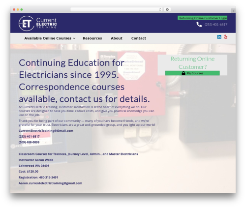Sensei LMS Course Progress (sensei-course-progress) free WordPress plugin - currentelectric.training Sensei LMS Course Progress (sensei-course-progress) free WordPress plugin - currentelectric.training