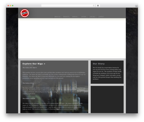 Coldstone WordPress theme - salemtoolinc.com