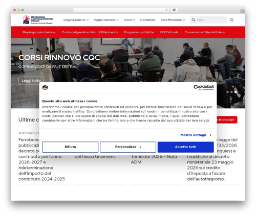 CoriTheme premium WordPress theme - faibergamo.it