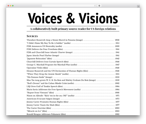 customTheme theme WordPress - vandvreader.org