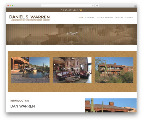 Dan Danto WordPress theme - dantohomes.com