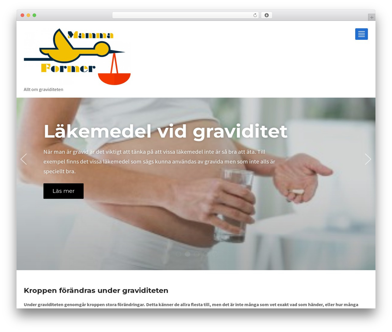 Diamond2 WordPress theme - mammaformer.se