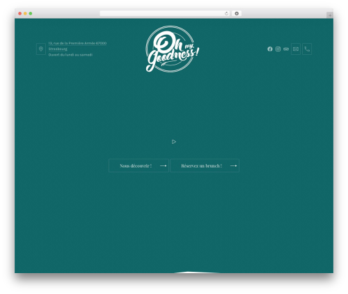 Ginger — Child WordPress theme - ohmygoodnesscafe.fr