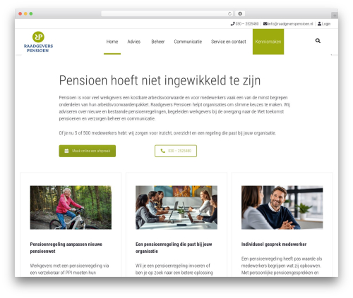 Het Online Recept best WordPress theme - raadgeverspensioen.nl