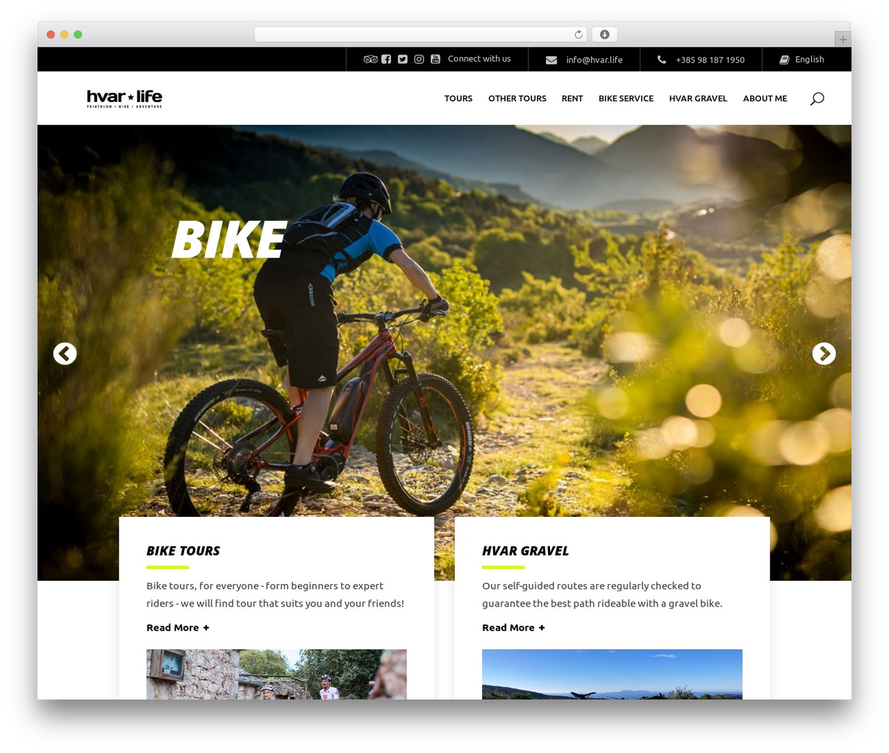 Klippe WordPress theme - hvar.life