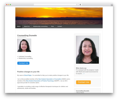 Responsive Pro WordPress theme - counsellingdunedin.com