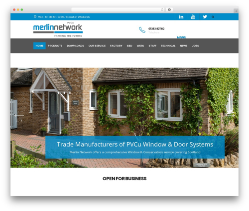 ServiceMaster WordPress theme - merlinnetwork.co.uk