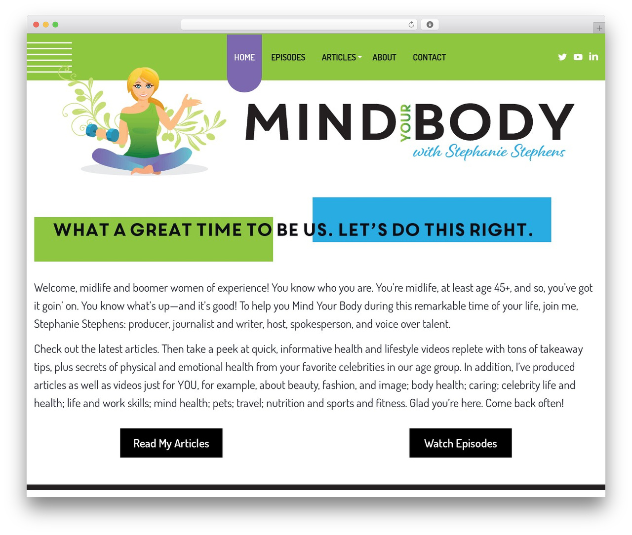 Theme WordPress Genesis - mindyourbody.tv Theme WordPress Genesis - mindyourbody.tv