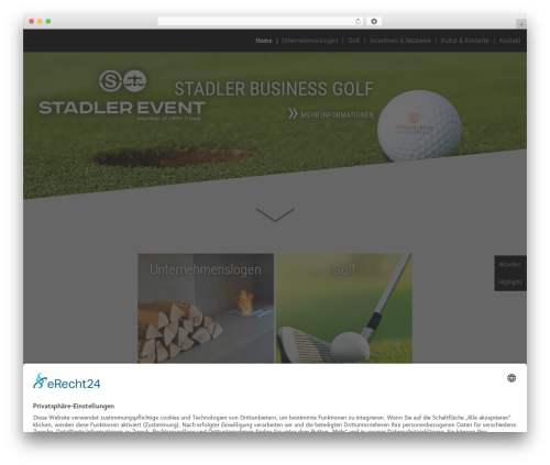 Theme WordPress Stadler18 - stadler-events.com