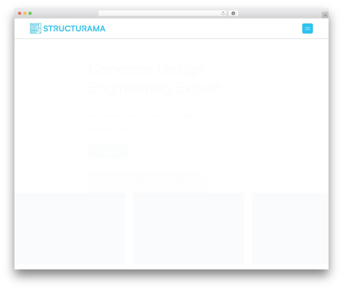 WordPress theme Structurama - structurama.com