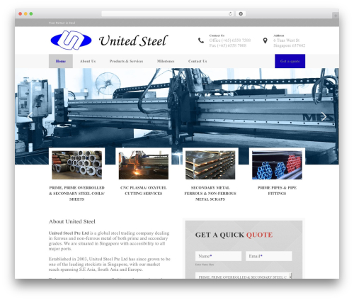 Cmsmasters contact form builder WordPress plugin - unitedsteel.com.sg