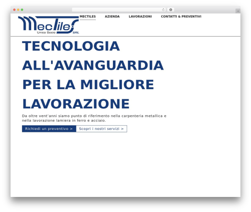 WP theme Hello Elementor - mectiles.it