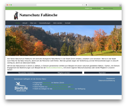 Registrations for the events calendar pro WordPress plugin - naturschutz-fallaetsche.ch