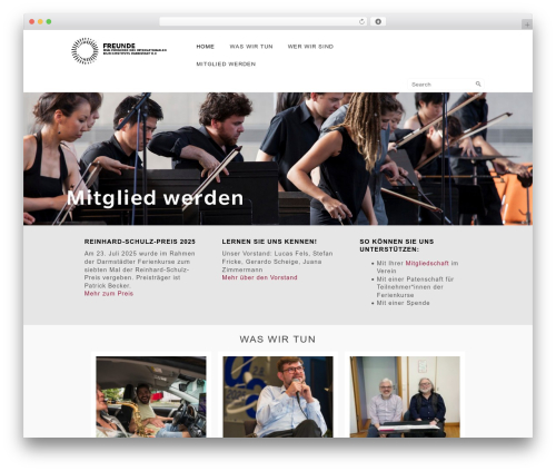 Corporate Responsive WordPress Theme WordPress theme - imd-friends.org