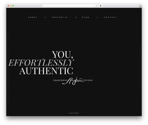 Divi WordPress theme image - francescospighi.com