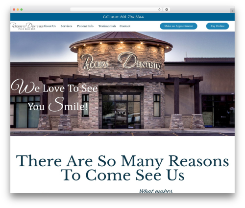 JupiterX WordPress theme - dentistspanishfork.com
