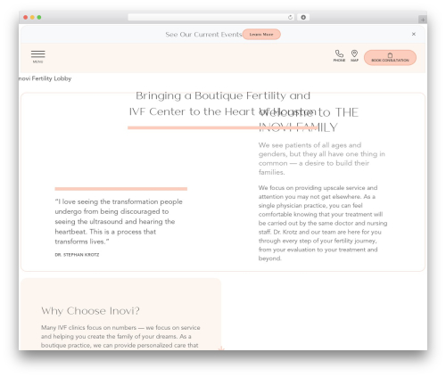 Pss Framework v2 top WordPress theme - inovifertility.com