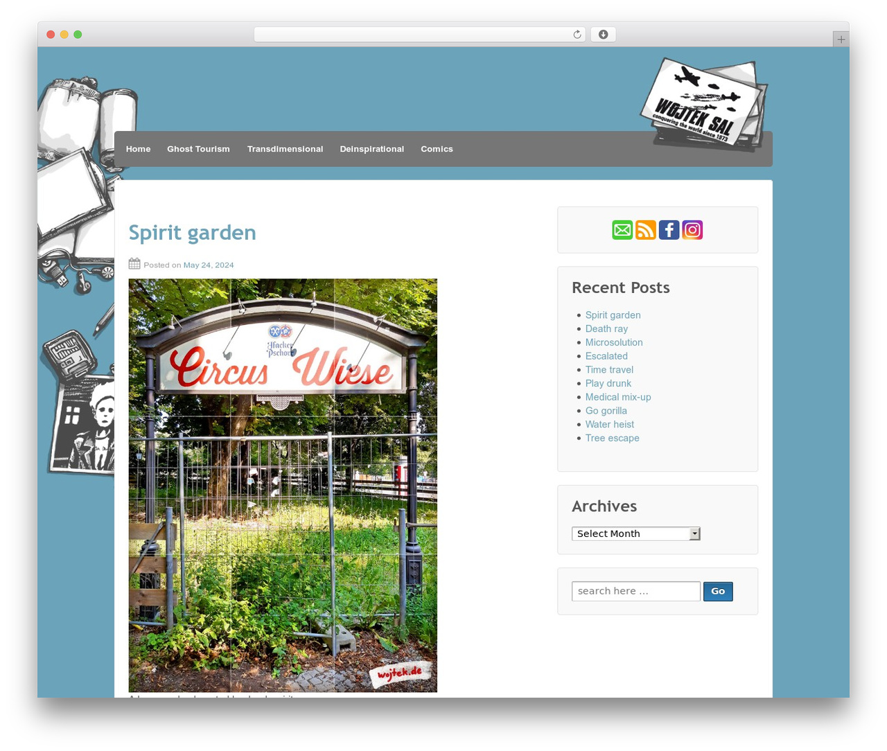 Responsive Pro WordPress theme design - wojtek.de