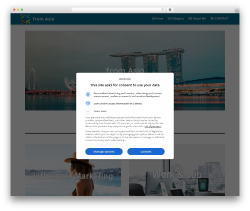 Sango theme gutenberg WordPress plugin - workinginasia.com