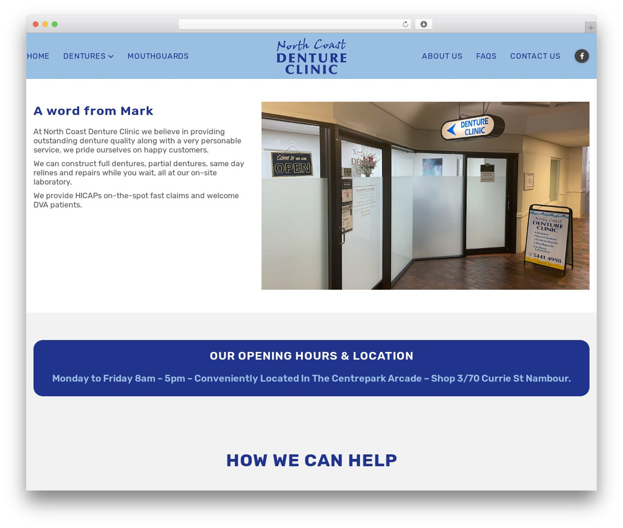 Theme WordPress Build Web Child - northcoastdentureclinic.com.au