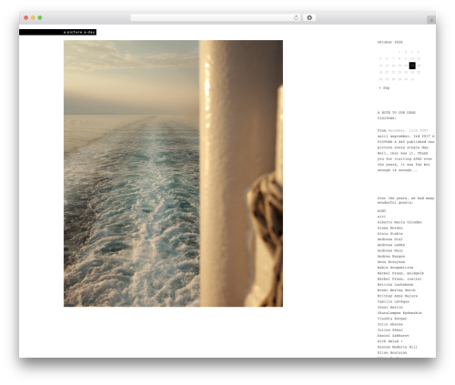 Theme WordPress WordPress Theme Generator - apictureaday.kikkerbillen.de