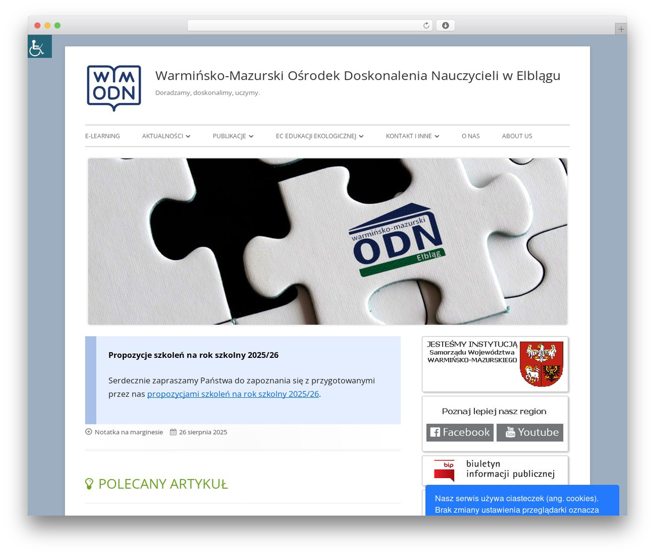 Tiny Framework free WordPress theme - wmodn.elblag.pl