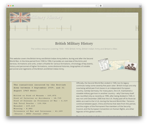 Webeasy WordPress plugin - britishmilitaryhistory.co.uk