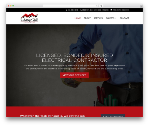 WordPress theme Base - whiskeyhillelectric.com