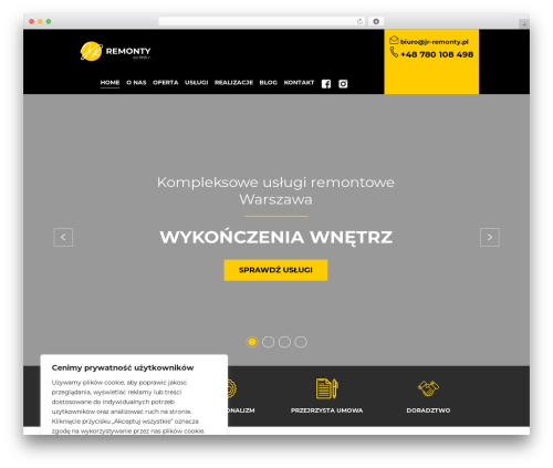 WordPress theme lubstarter_dev - jr-remonty.pl