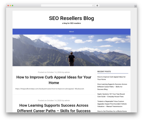 WordPress theme ResponsiveBlogily - seoresellersblog.com