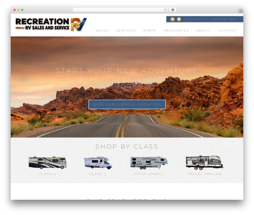 WordPress theme Showit - recreationrvsales.com