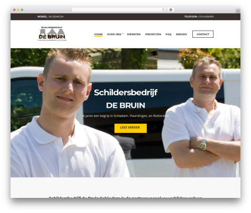 WordPress theme Technico - Ignition - schildersbedrijfdebruin.nl