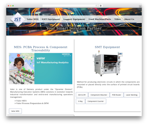 Bind WordPress theme - jst-electronics.com