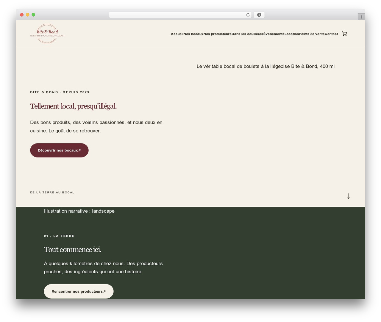 Bite & Bond theme WordPress - biteandbond.com