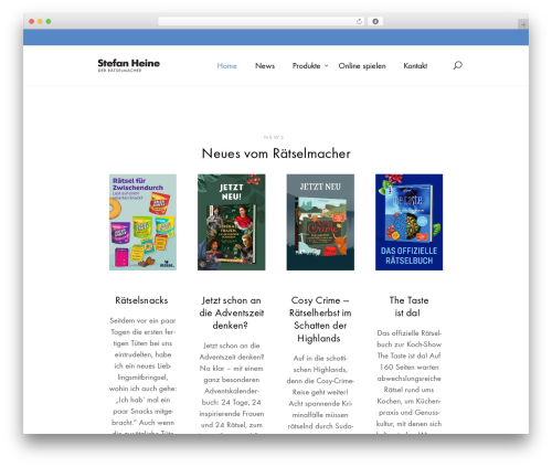 chapterone theme WordPress - ps-heine.de