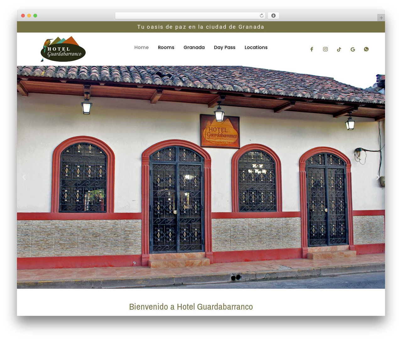 Consultox theme WordPress - hotelguardabarranco.com