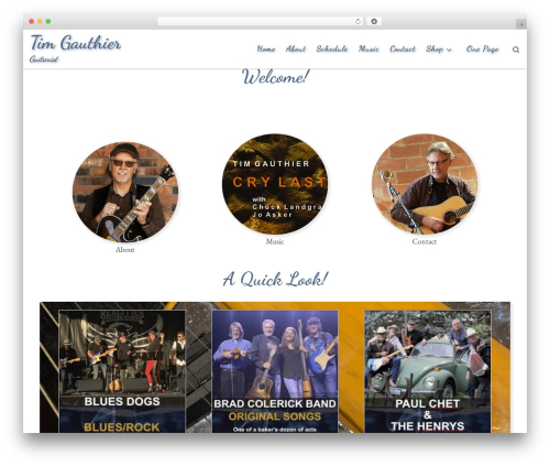 Customizr WordPress theme - btgauthier.com
