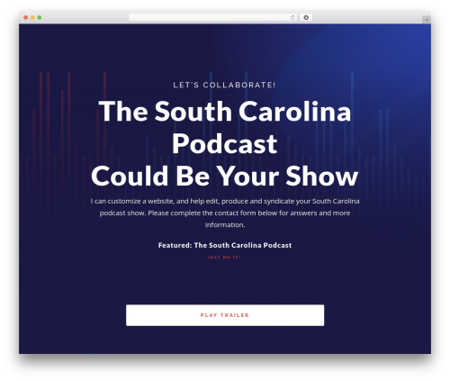 Divi sos WordPress plugin - southcarolinapodcast.com