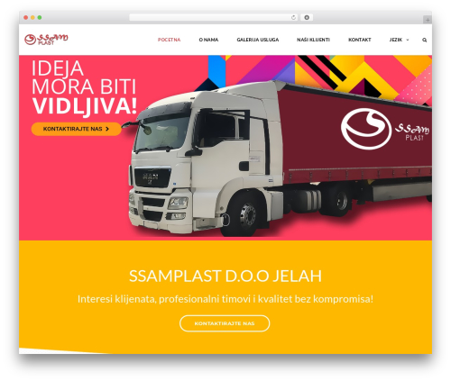 Flora WordPress theme - ssamplast.com