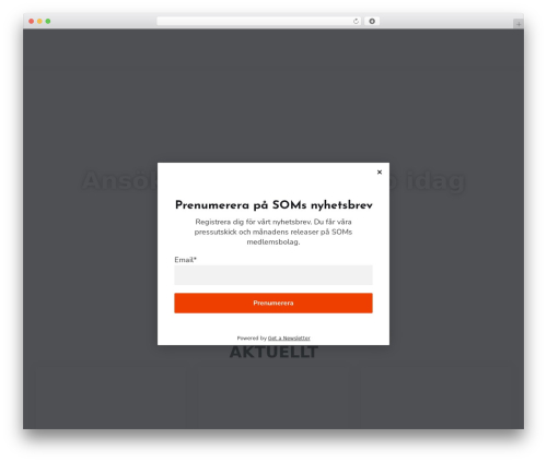 Get a Newsletter (getanewsletter) free WordPress plugin - som.se Get a Newsletter (getanewsletter) free WordPress plugin - som.se