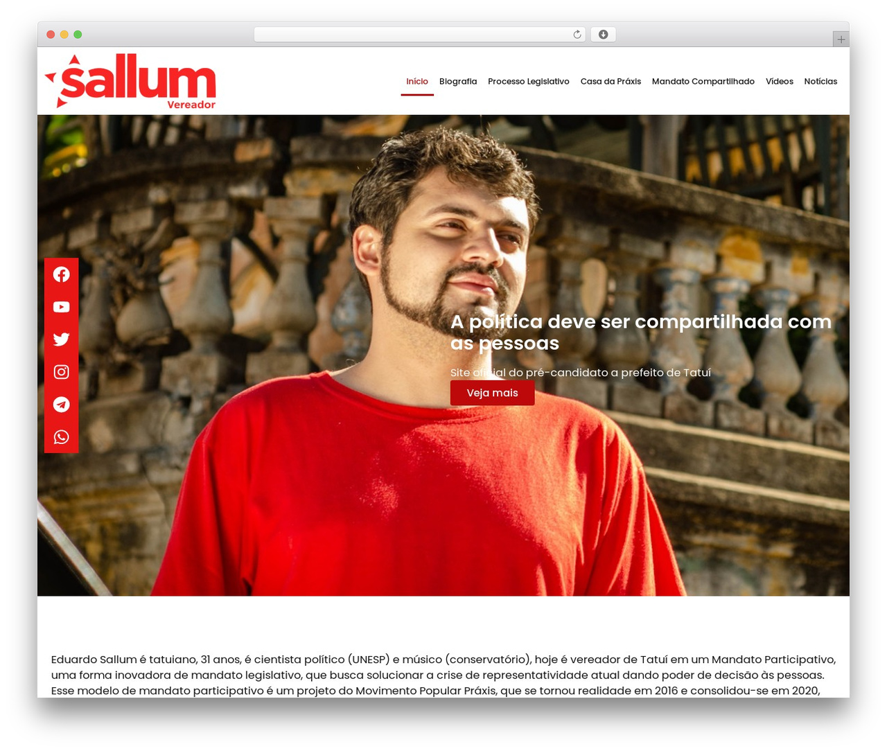 Hello Elementor WordPress theme - eduardosallum.com