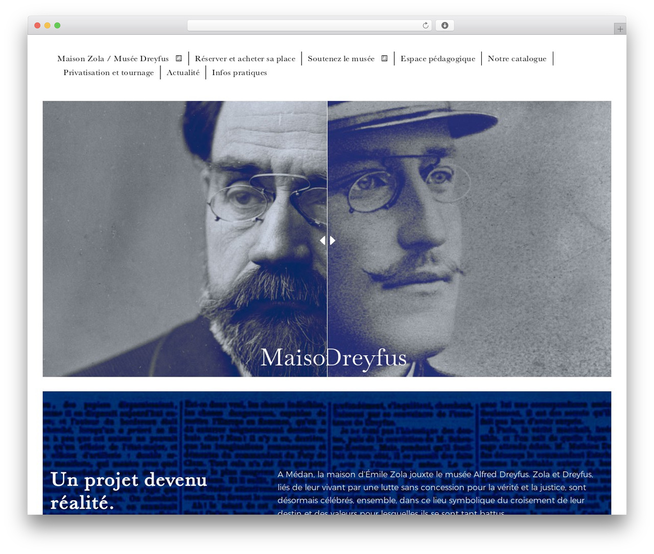Infinite theme WordPress - maisonzola-museedreyfus.com