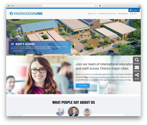 Knowledge WordPress theme design - kleducation.org