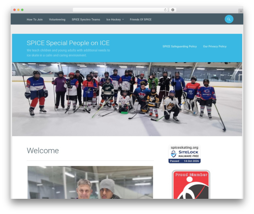 Material Gaze WordPress theme - spiceskating.org