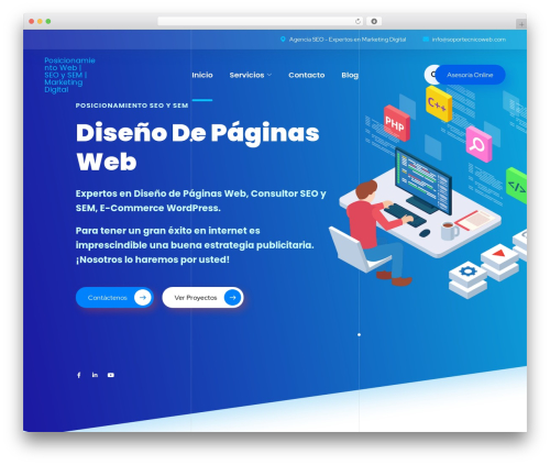 Onum premium WordPress theme - soportecnicoweb.com